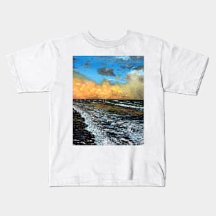 'SUNSET, WILD DUNES' Kids T-Shirt